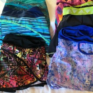 Reebok running shorts- bundle of 6 pairs